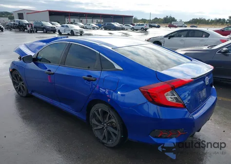 2020 Honda Civic Sport из США, поврежденный, VIN 19XFC2F88LE002570